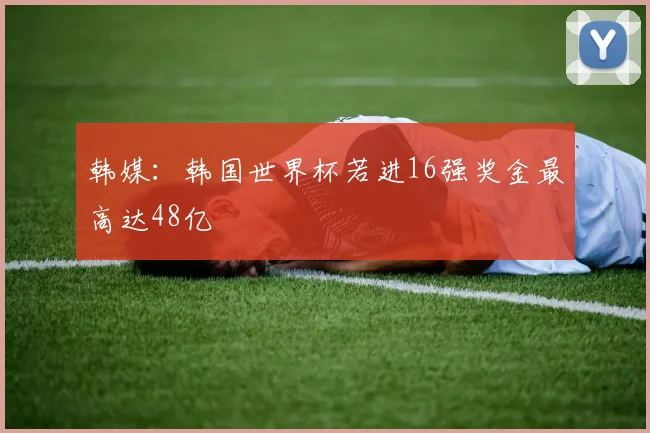 韩媒：韩国世界杯若进16强奖金最高达48亿